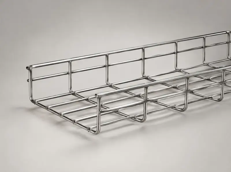 Wire mesh cable tray