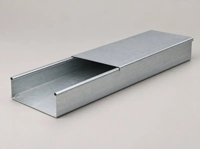 Solid bottom cable trough