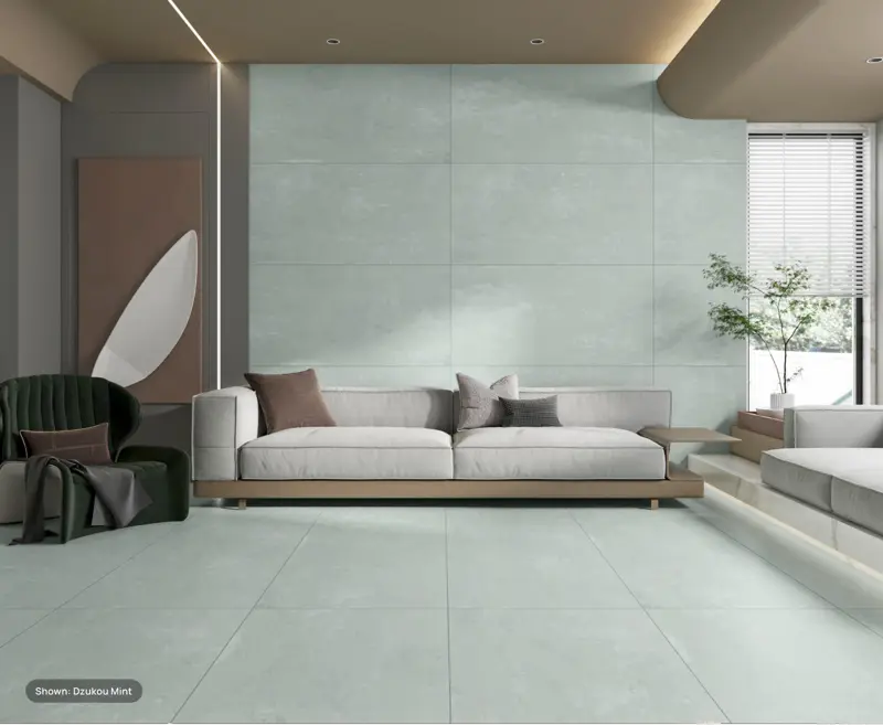 Matte collection in a room